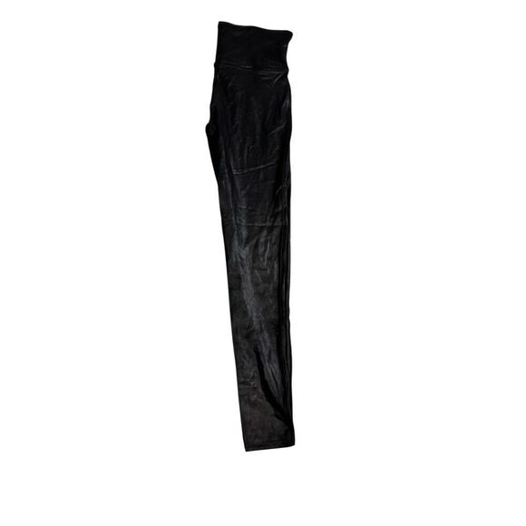 SPANX pleather -esque leggings Womens large NWOT New without tags - Picture 3 of 5